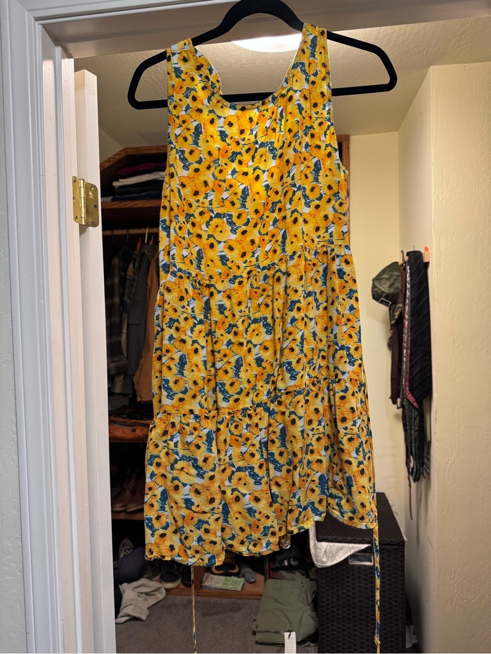 Yellow Floral Sundress